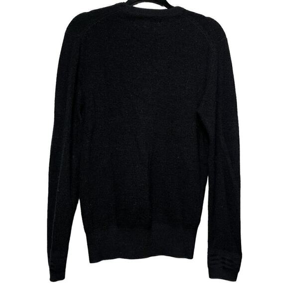ALLSAINTS Ivar Merino Crew Neck Ramskull Sweater / Size-Medium - Picture 4 of 15